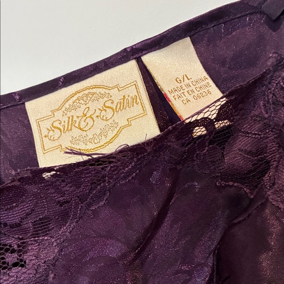 Elegant Purple vintage Lingerie B8 - Picture 2 of 5